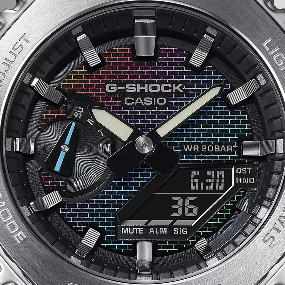 CASIO G-SHOCK Mod. OAK - RAINBOW BRICK WALL SERIE 2
