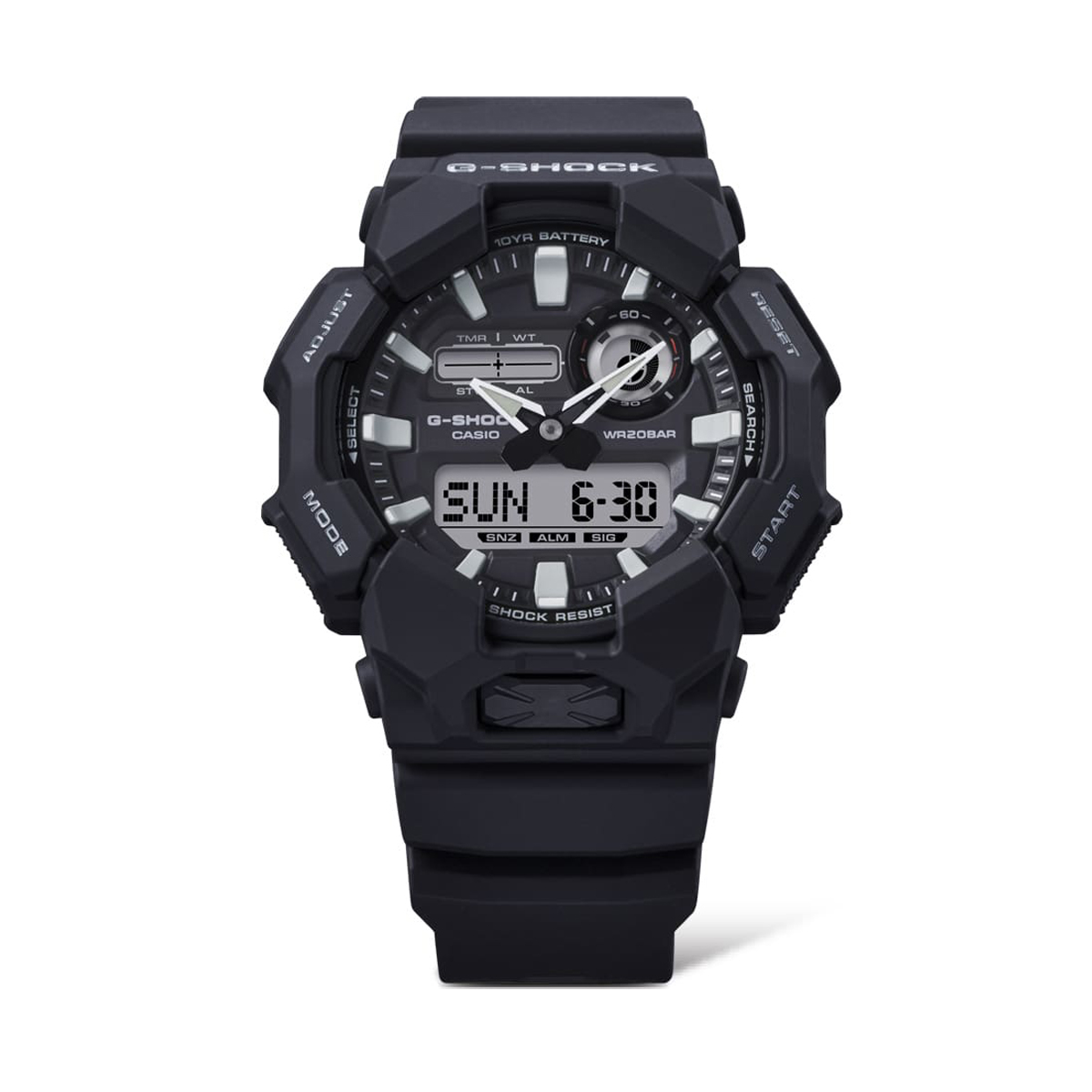 CASIO G-SHOCK Mod. NEW RUGGED BASIC Digital 10-Year Battery 11