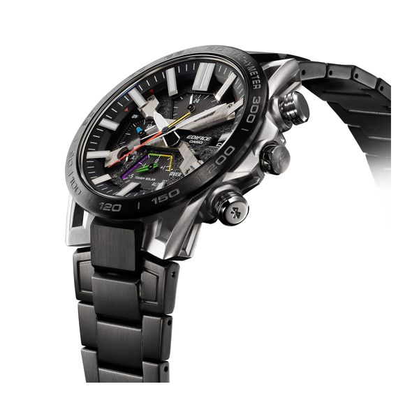CASIO EDIFICE SOSPENSIONE Mod. RACING MULTICOLOR BLUETOOTH® ION-PLATED STRAP TOUGH SOLAR ***SPECIAL PRICE*** 2