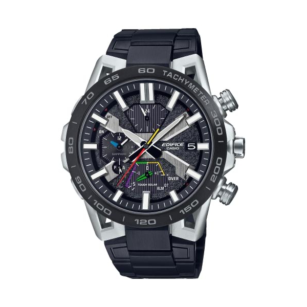 CASIO EDIFICE SOSPENSIONE Mod. RACING MULTICOLOR BLUETOOTH® ION-PLATED STRAP TOUGH SOLAR ***SPECIAL PRICE***