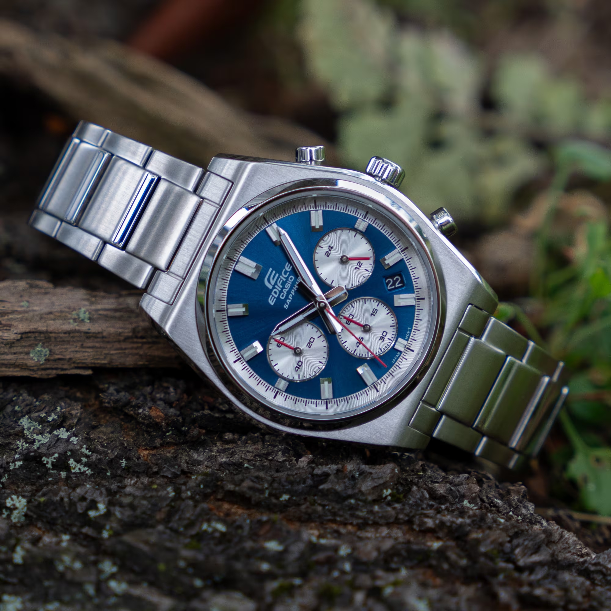 CASIO EDIFICE Mod. MOTORSPORT CHRONOGRAPH BLUE 2