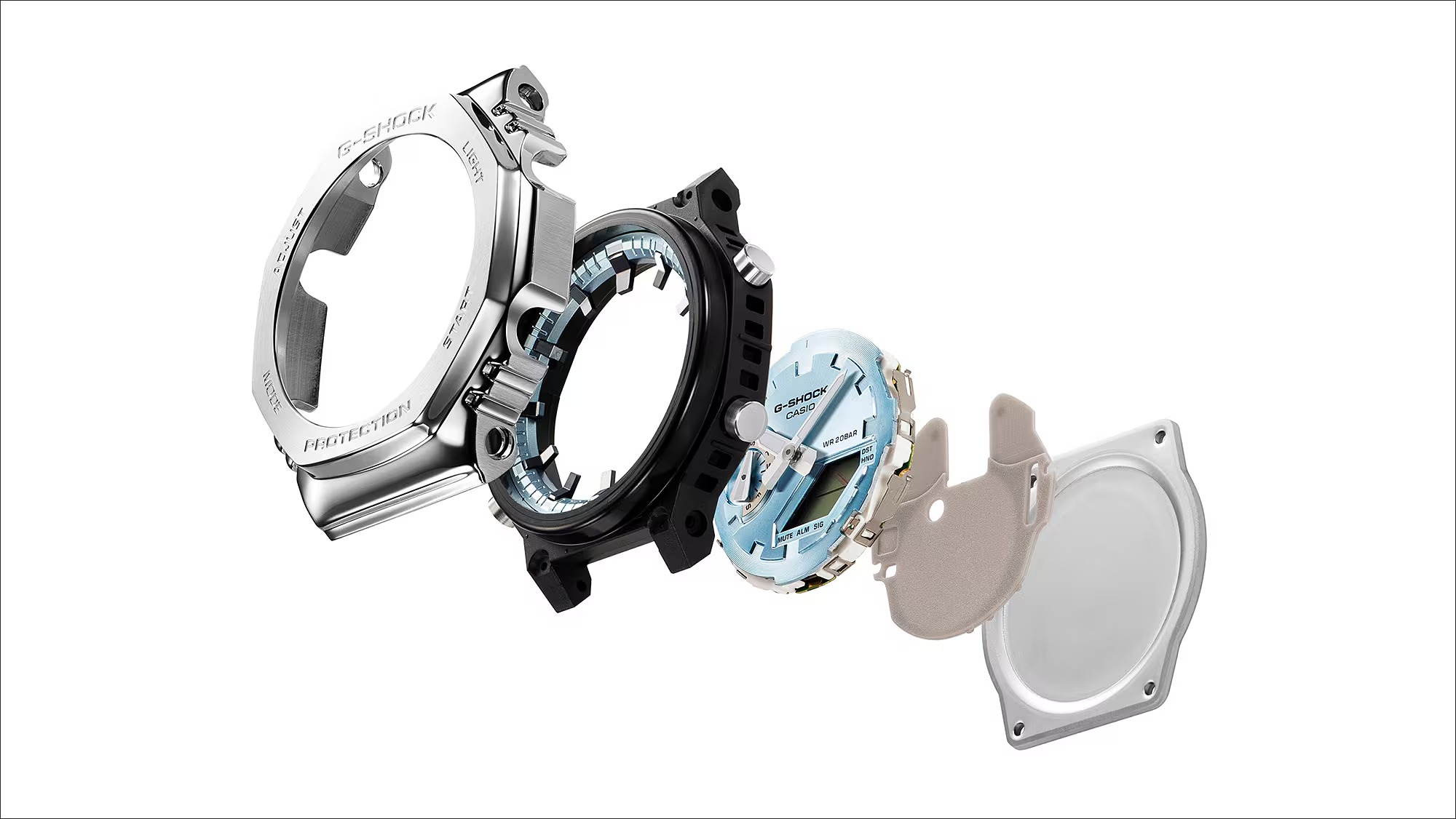 CASIO G-SHOCK Mod. OAK G-STEEL VIVID ORANGE 5