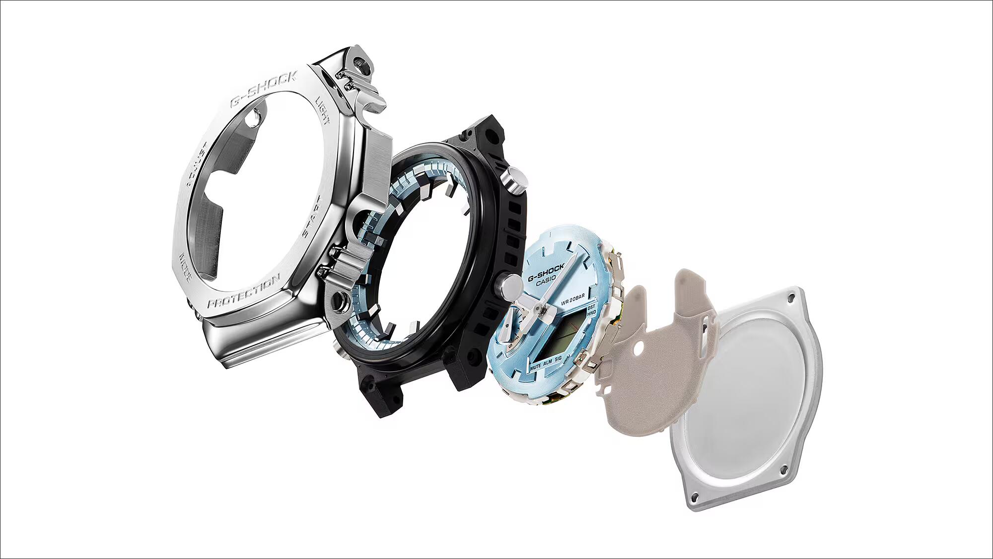 CASIO G-SHOCK Mod. OAK G-STEEL - LIGHT BLUE 5