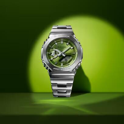 CASIO G-SHOCK Mod. OAK G-STEEL LIME GREEN 3