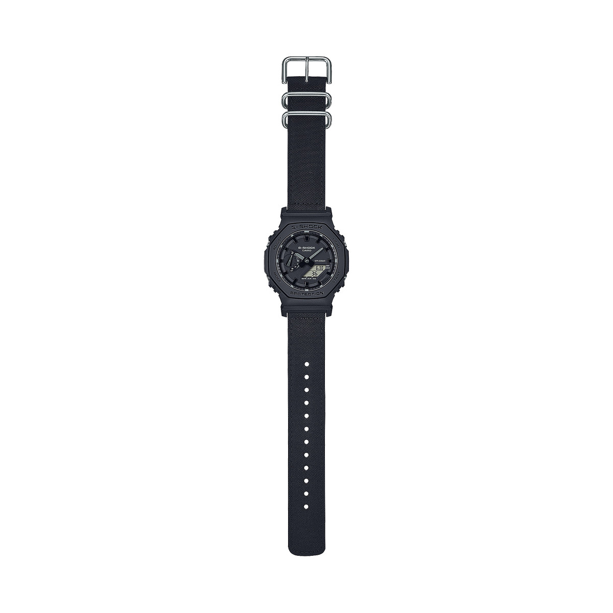 CASIO G-SHOCK Mod. OAK BLACK CORDURA ECO FABRIC STRAP 3