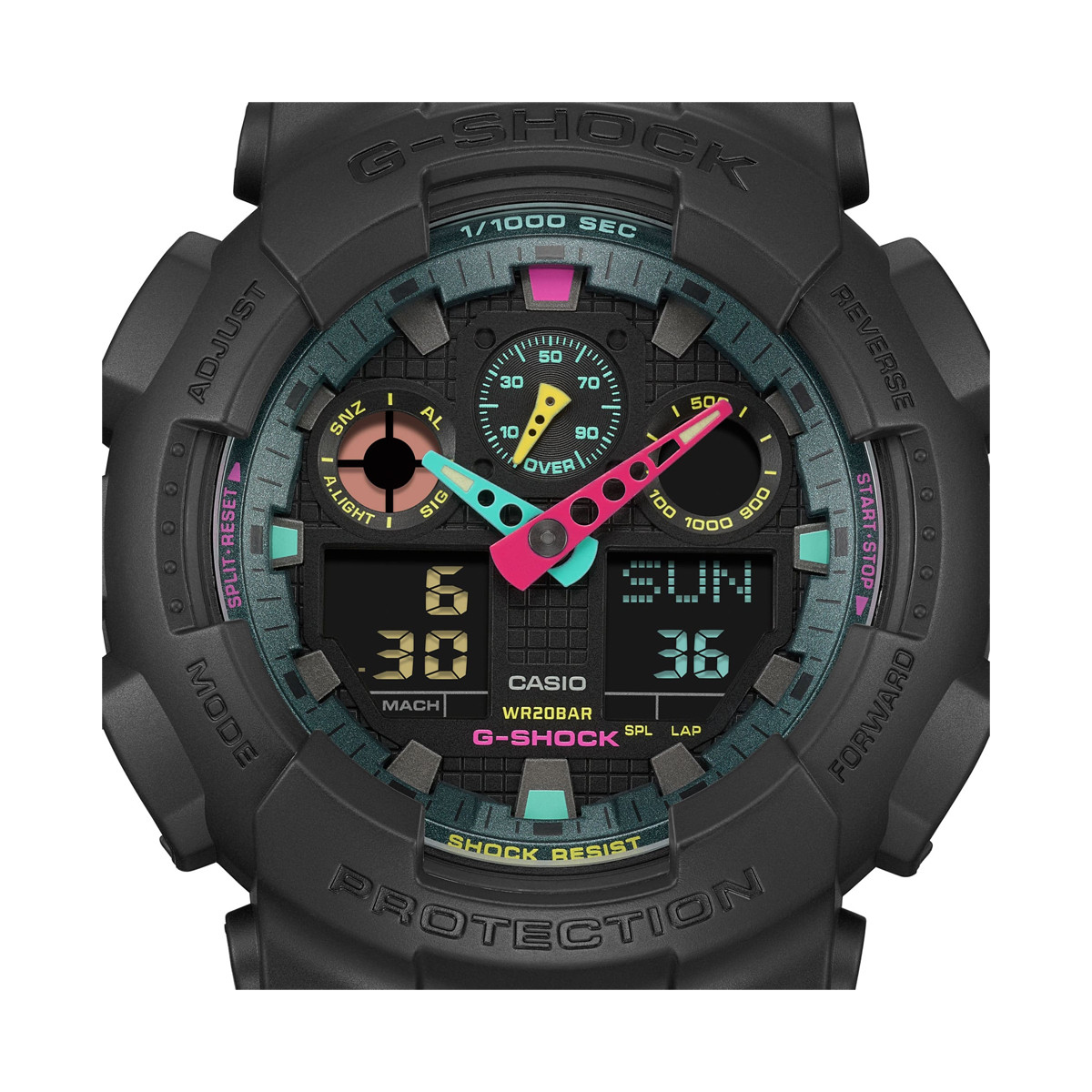 CASIO G-SHOCK Mod. OVERSIZE - MATTE FLUO SERIE - BLACK 4