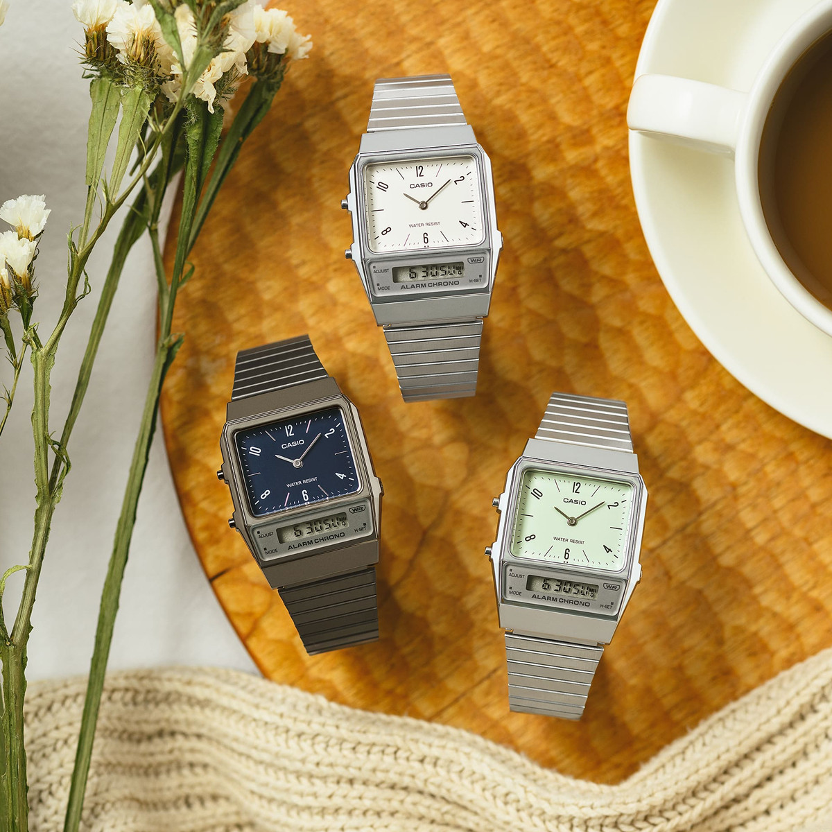 CASIO VINTAGE Mod. EDGY COLLECTION - CREAM 2