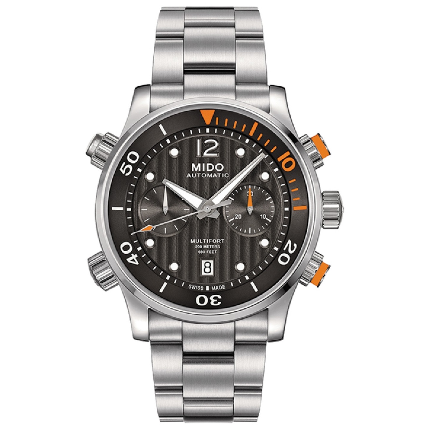 MIDO Mod. MULTIFORT TWO CROWNS