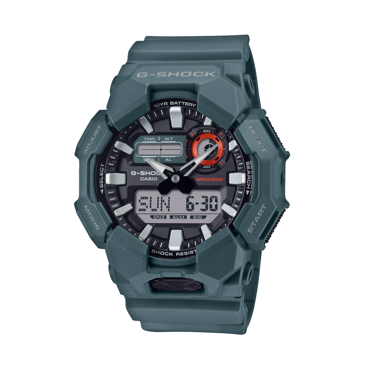 CASIO G-SHOCK Mod. NEW RUGGED BASIC Analog-Digital 10-Year Battery