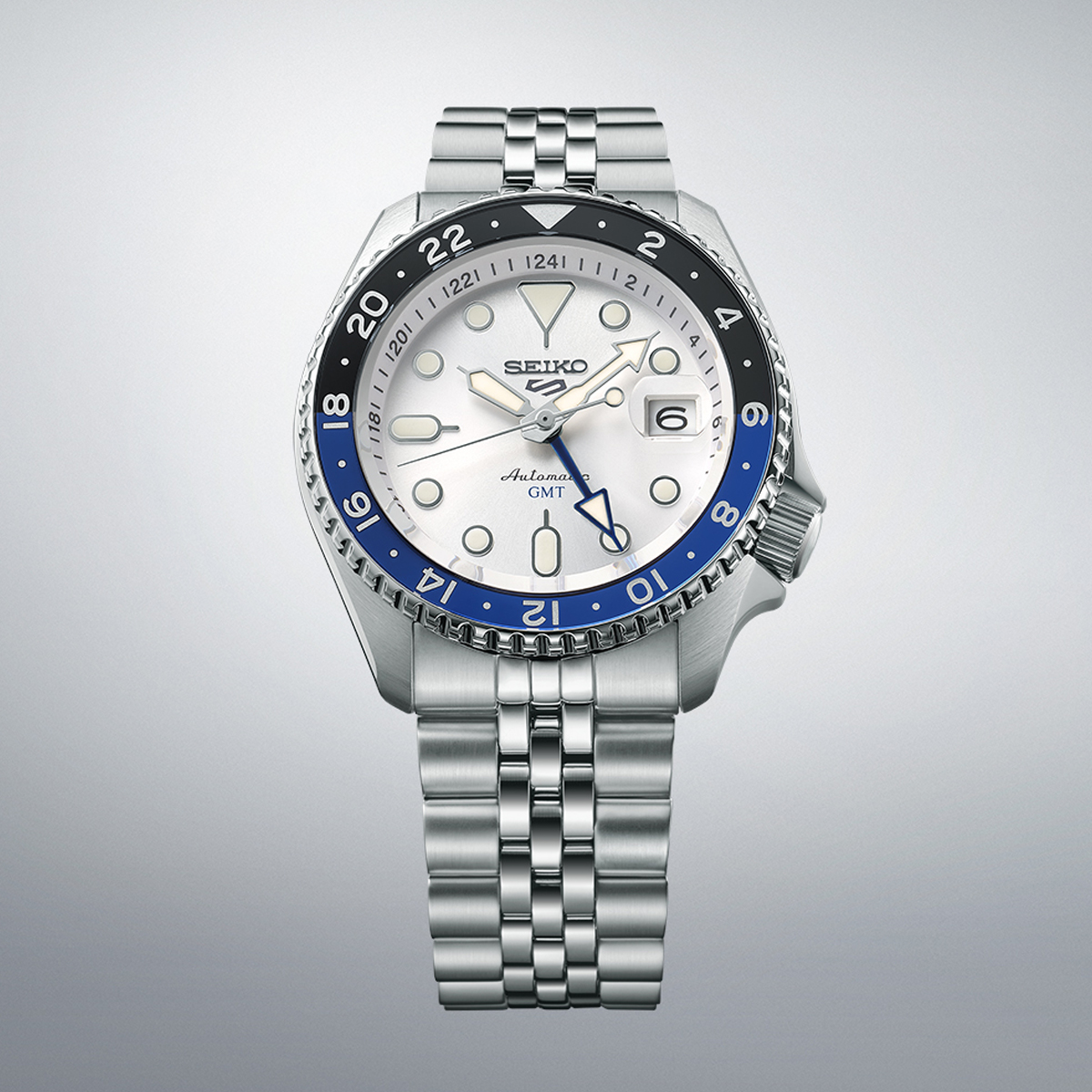 SEIKO 5 Mod. SPORTS AUTOMATIC GMT - WHITE 2