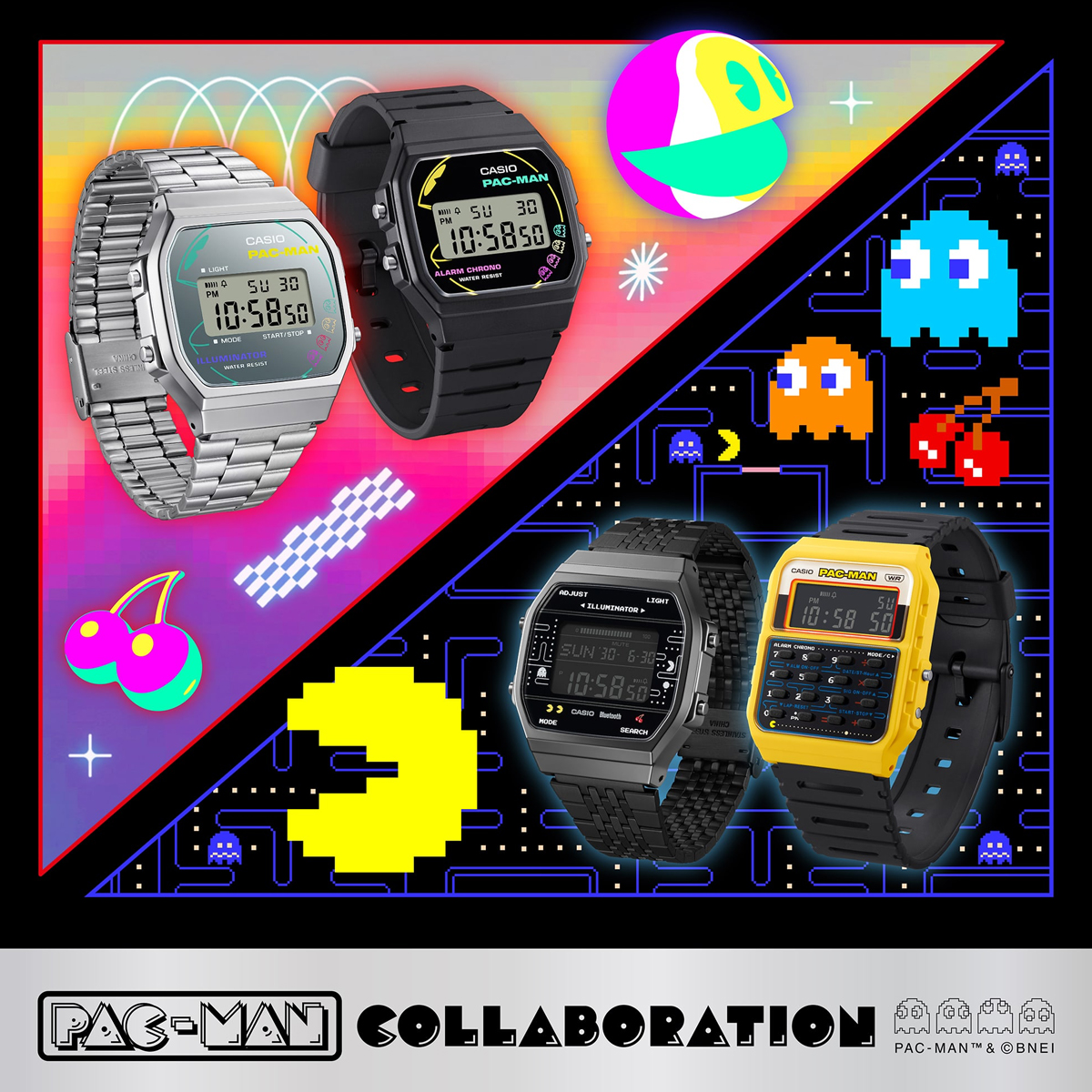 CASIO VINTAGE Mod. F-91 - PACMAN Series Limited Edition 9