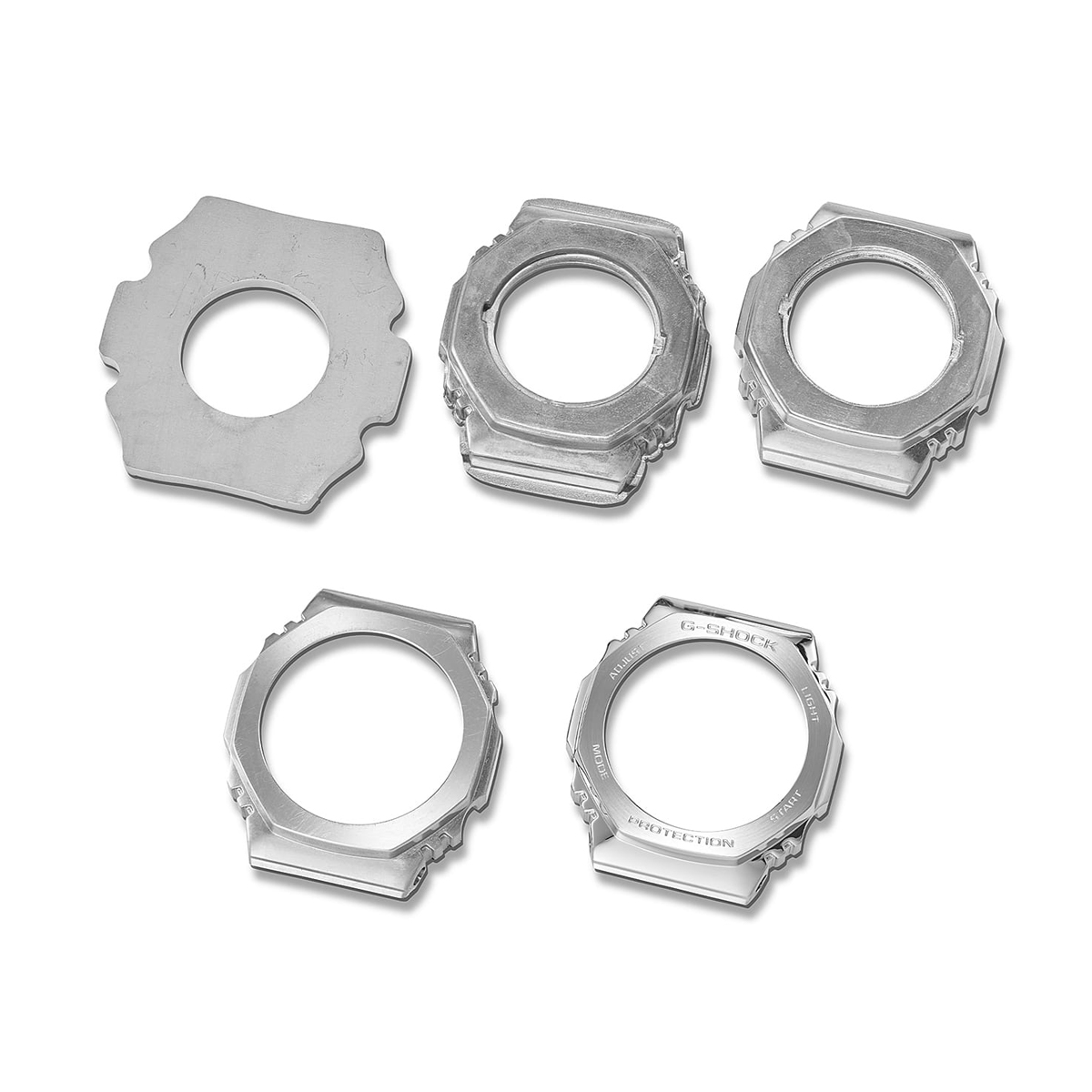 CASIO G-SHOCK Mod. G-STEEL - FINE METALLIC SERIES - SILVER 4