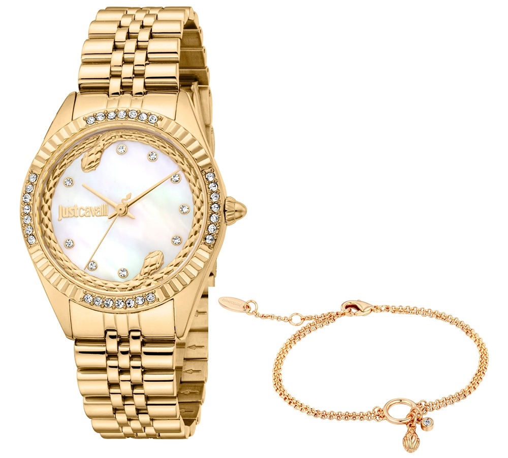 JUST CAVALLI Mod. ANIMALIER Special Pack + Bracelet