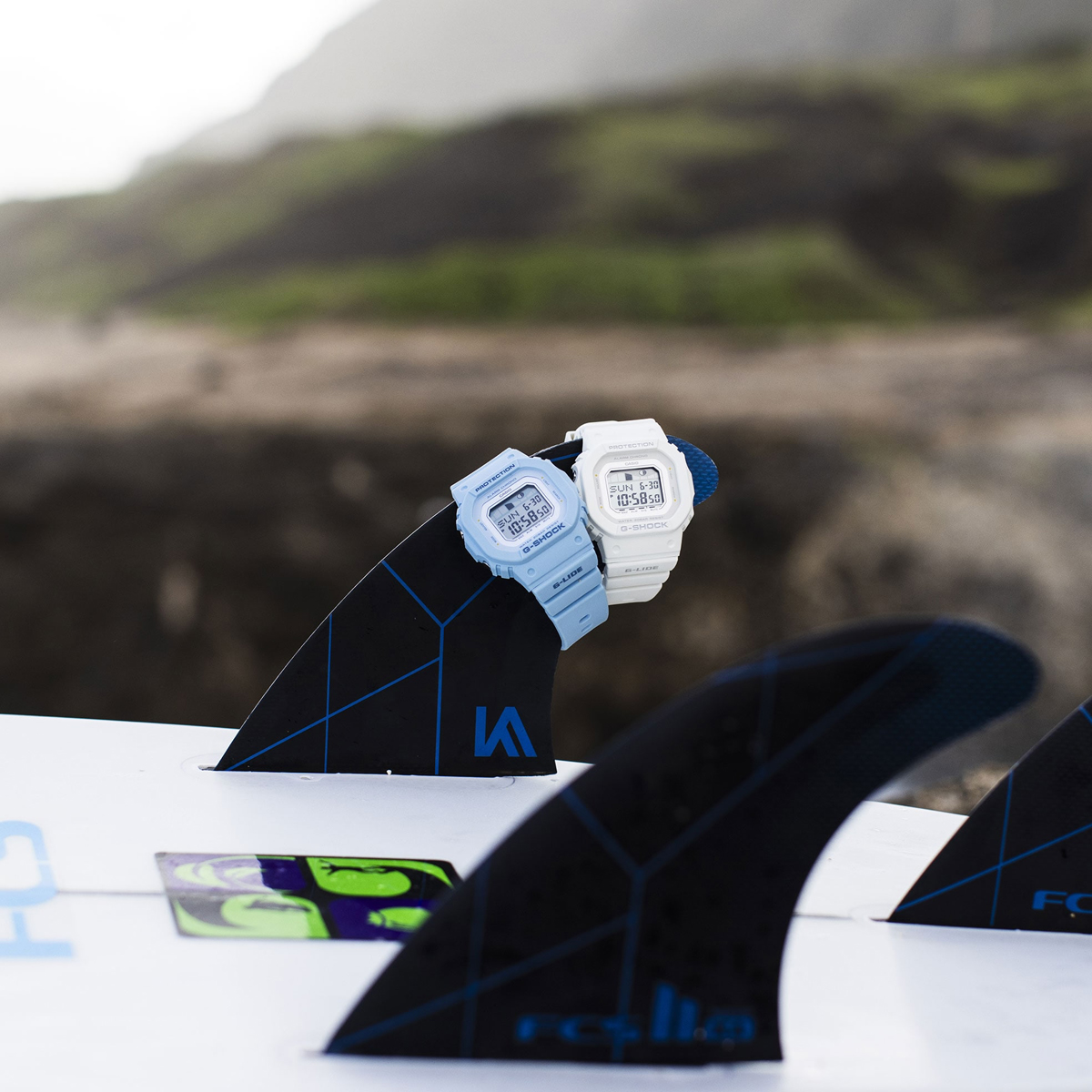 CASIO G-SHOCK Mod. G-LIDE Mid-Blue - SURF TIDE GRAPHS 4