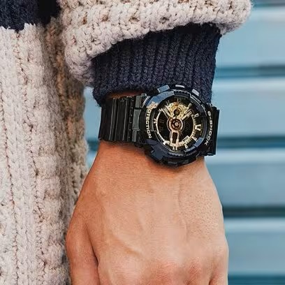 CASIO G-SHOCK Mod. GS-BASIC - BLACK ADN GOLD SERIES 2