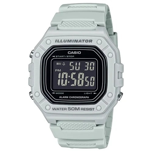 CASIO TIMELESS COLLECTION Mod. SPORT ILLUMINATOR WR 50M. ALARM. CHRONOGRAPH - GREY