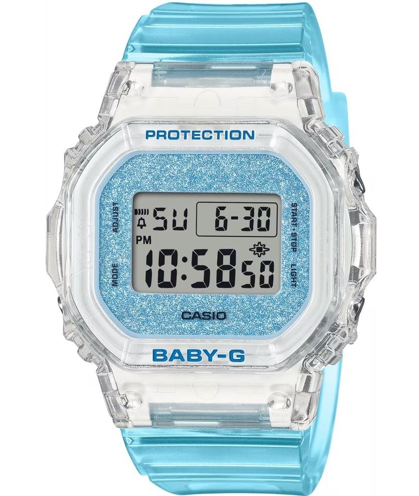 BABY-G Mod. 565 GLITTER CRYSTALS SERIE - LIGHT BLUE