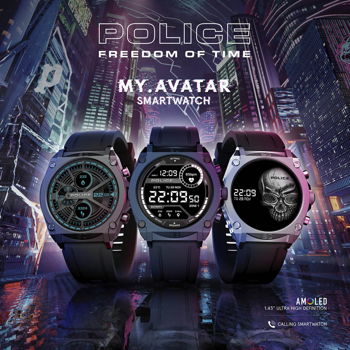 POLICE SMARTWATCH WATCHES Mod. PEIUN0000102 5