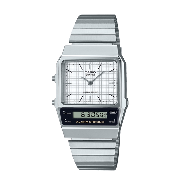 CASIO VINTAGE Mod. EDGY COLLECTION RETRO DIAL - WHITE ***SPECIAL PRICE***