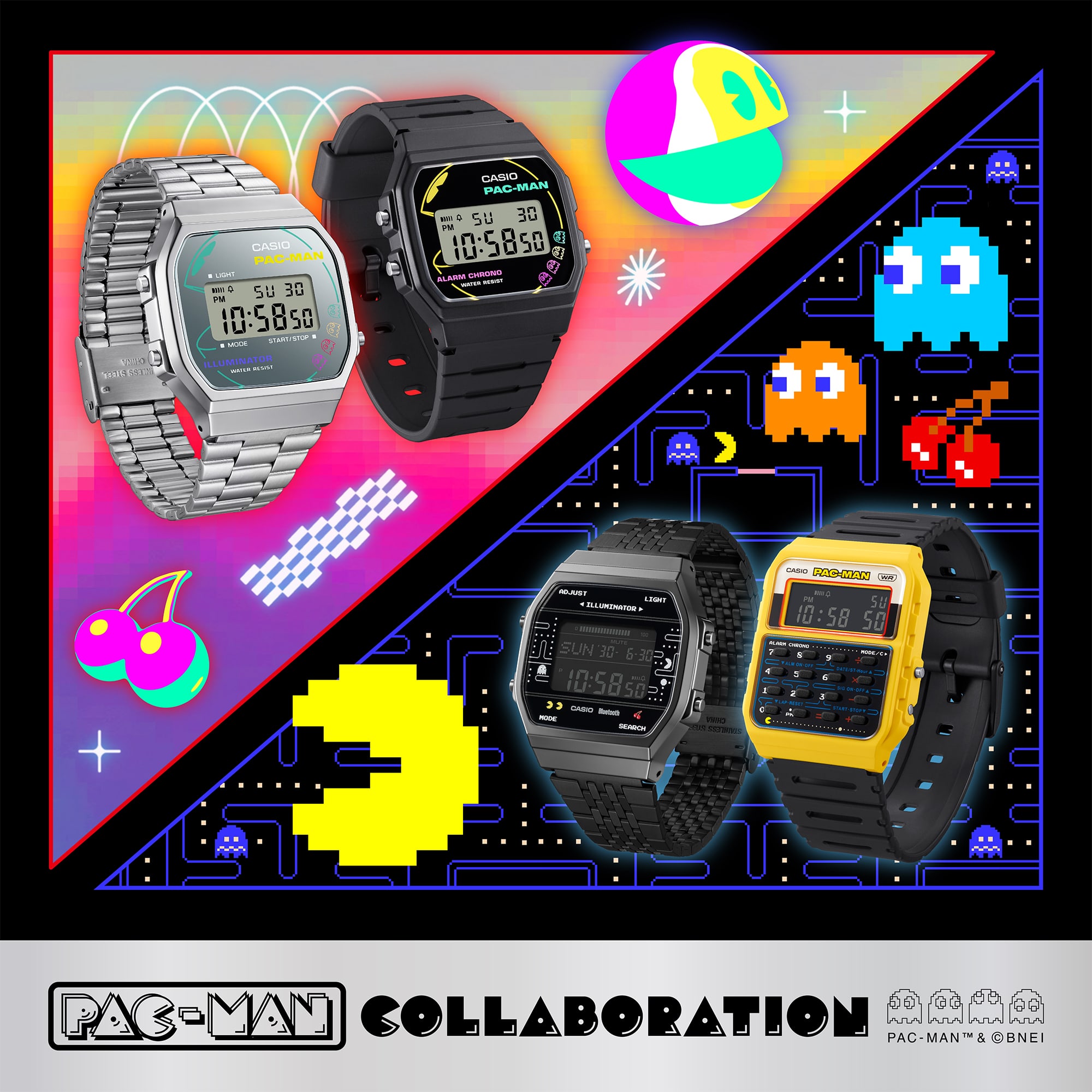 CASIO VINTAGE Mod. ICONIC - PAC-MAN Special Edt. 2