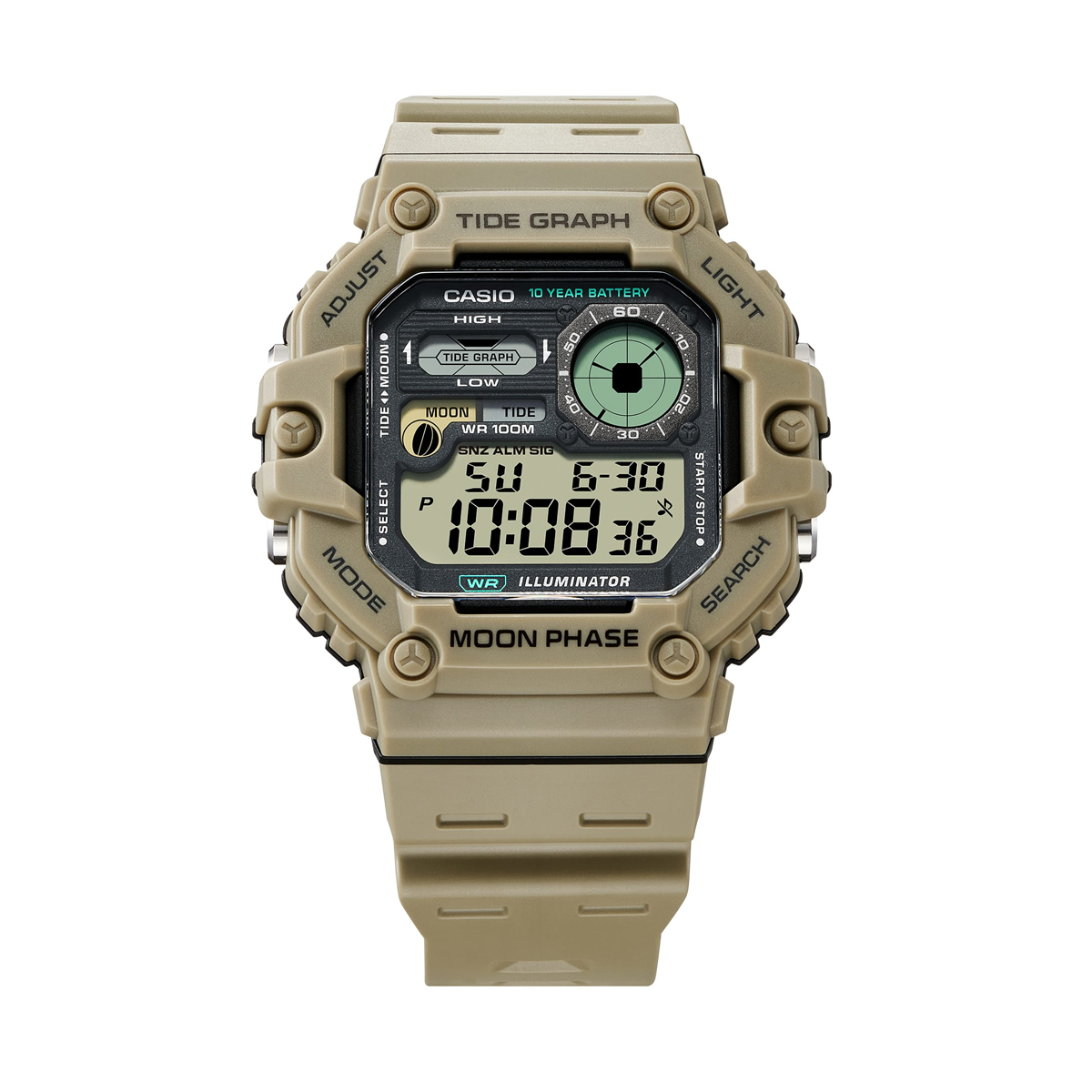 CASIO SPORT Mod. ILLUMINATOR TIDE GRAPH 3