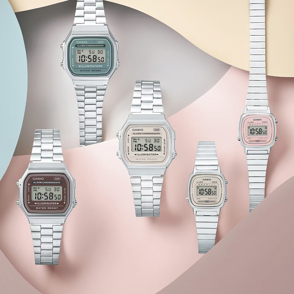 CASIO VINTAGE Mod. ICONIC MINI STEEL - CREAM 5