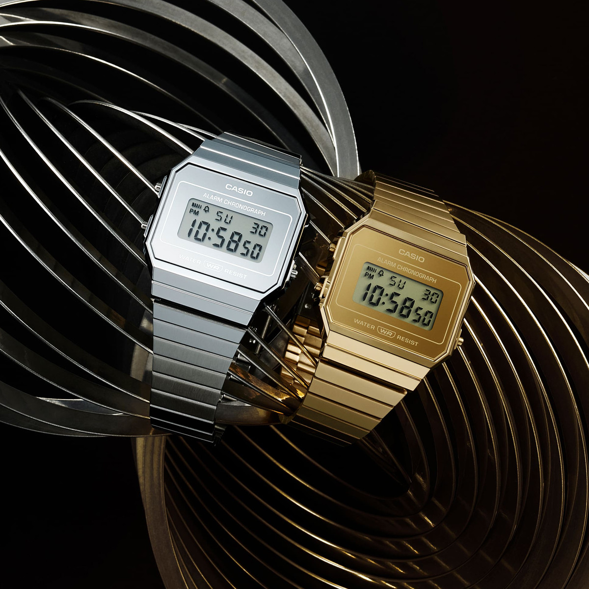 CASIO VINTAGE Mod. ICONIC SLIM GOLD 3