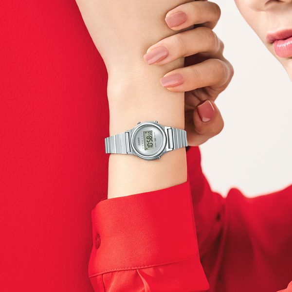 CASIO VINTAGE Mod. MINI COLLECTION SLIM ROUND - SILVER 2