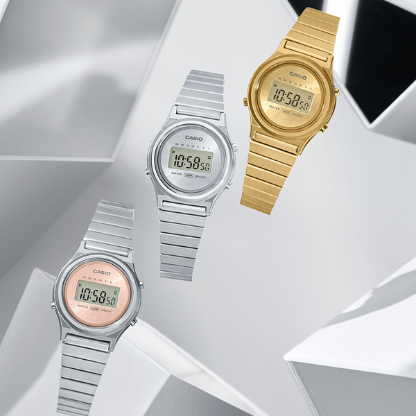 CASIO VINTAGE Mod. MINI COLLECTION SLIM ROUND - GOLD 3