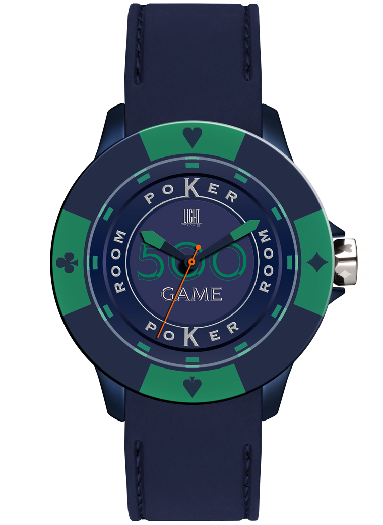 LIGHT TIME Mod. POKER - Blue / Green