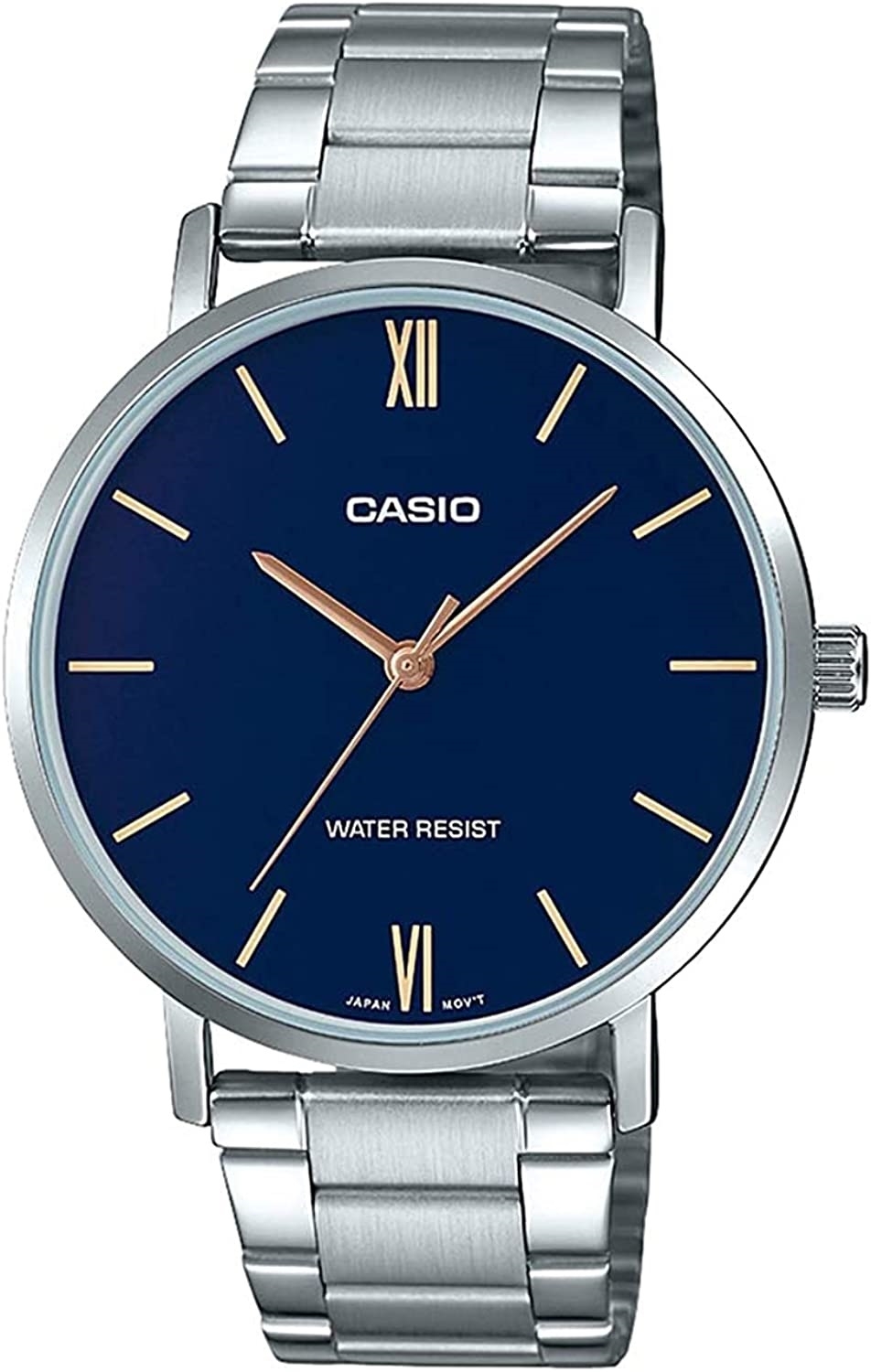 CASIO COLLECTION Mod. MINIMAL. METAL - PETROL BLUE