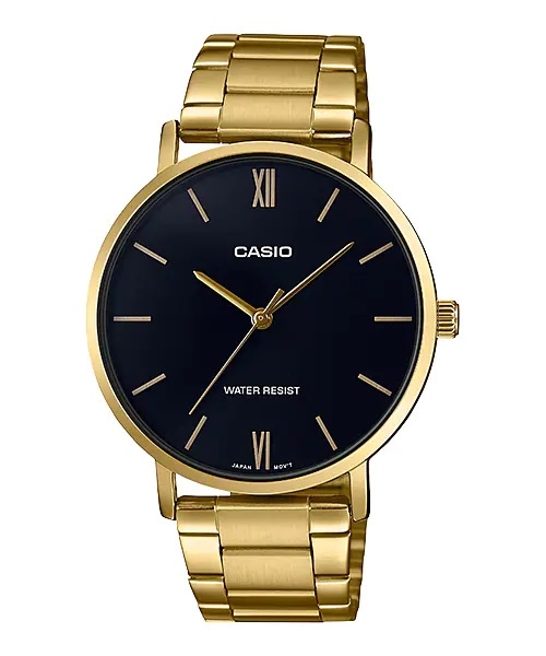CASIO COLLECTION Mod. MINIMAL GOLD - BLACK