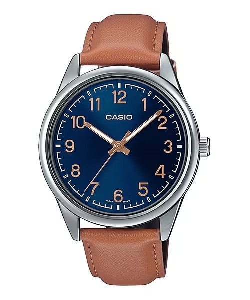 CASIO COLLECTION Mod. CASUAL, LEATHER - BLUE