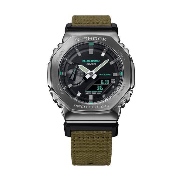 CASIO G-SHOCK Mod. OAK  METAL COVERED - UTILITY SERIE KHAKI GREEN 2