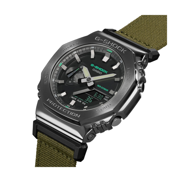 CASIO G-SHOCK Mod. OAK  METAL COVERED - UTILITY SERIE KHAKI GREEN 3