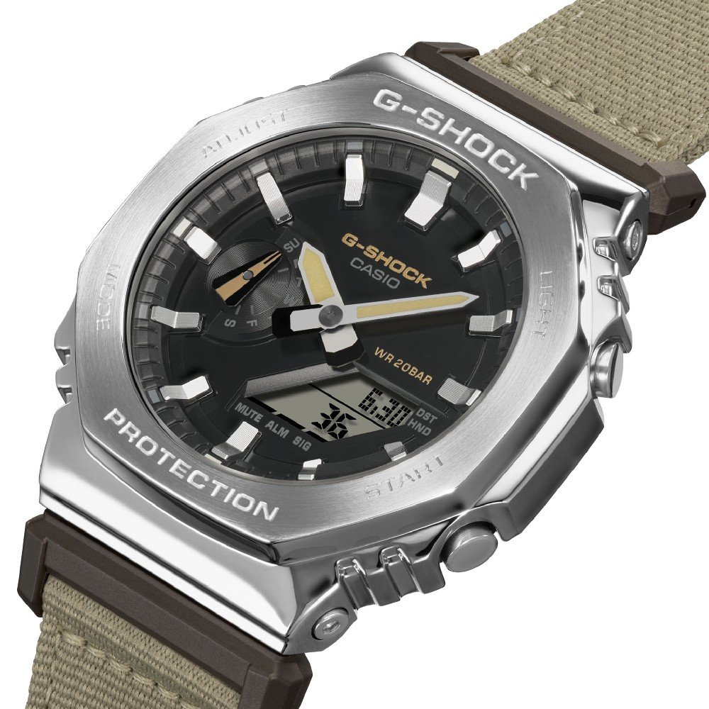 CASIO G-SHOCK Mod. OAK  METAL COVERED - UTILITY SERIE KHAKI BEIGE 2