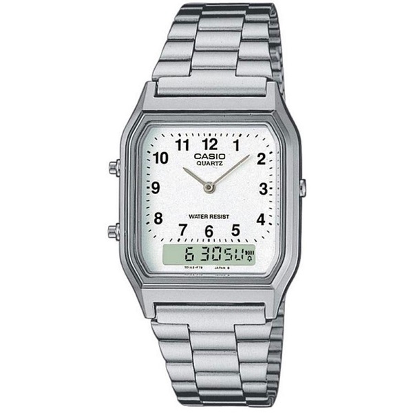 CASIO VINTAGE Mod. EDGY COLLECTION - White. numbers ***SPECIAL PRICE***