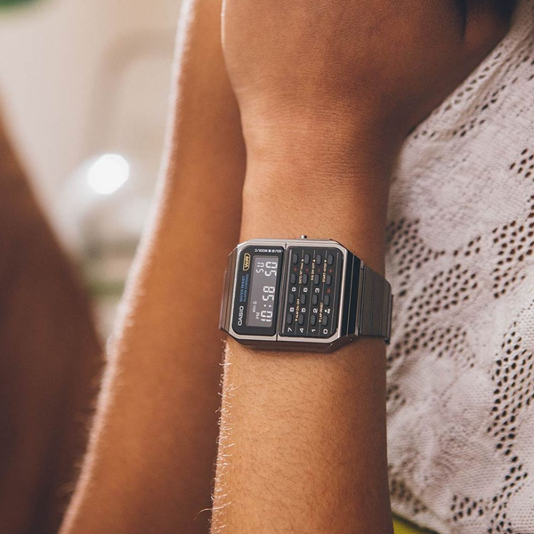 CASIO VINTAGE Mod. CALCULATOR EDGY COLLECTION - FULL BLACK ***SPECIAL PRICE*** 2