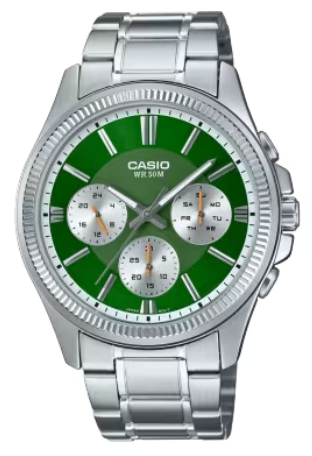 CASIO Mod. DAY DATE MULTIFUNCTION - GREEN