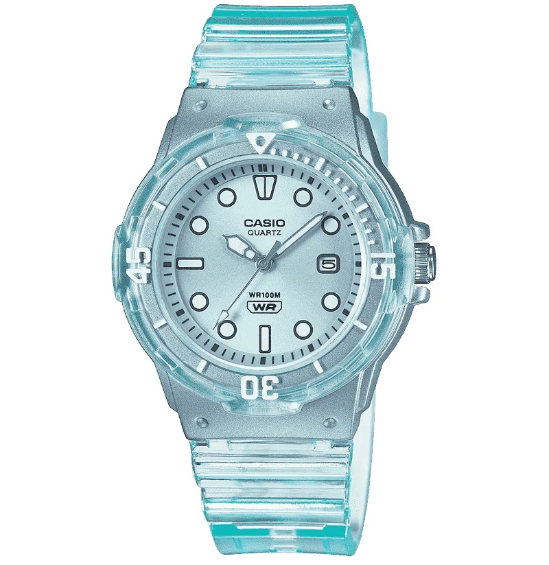 CASIO COLLECTION Mod. LADY DIVER - TRANSLUCID LIGHT BLUE